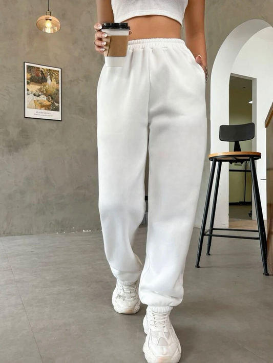 White Plain sweatpants