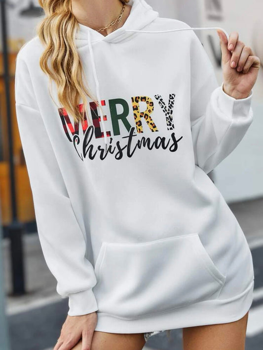 White Holiday Hoodie