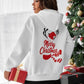 Holiday White Hoodie