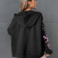 Pink Skull ZipUp Hoodie