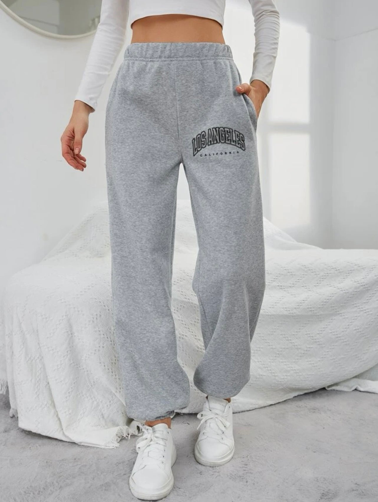 Grey Los Angeles Sweatpants