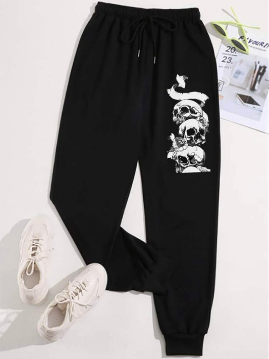 Skulls Black Sweatpants