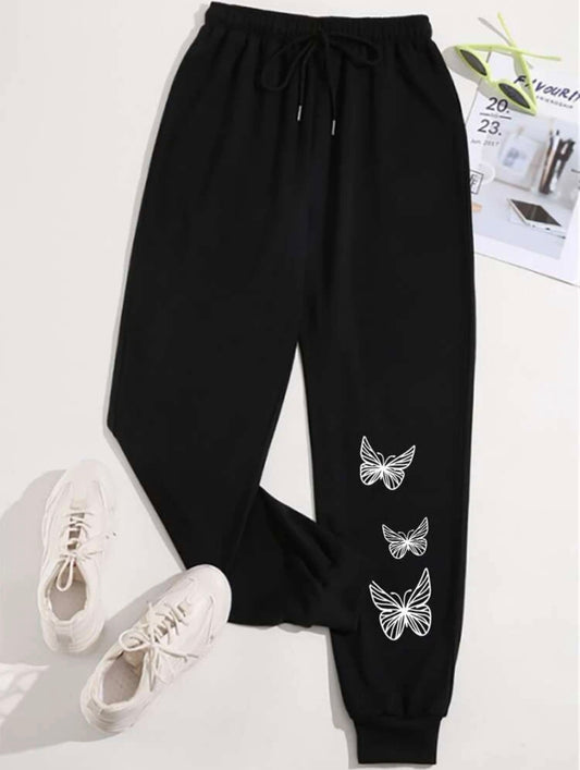 White Butterflies Sweatpants