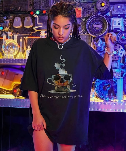 Skull Coffe Cup Tshirt