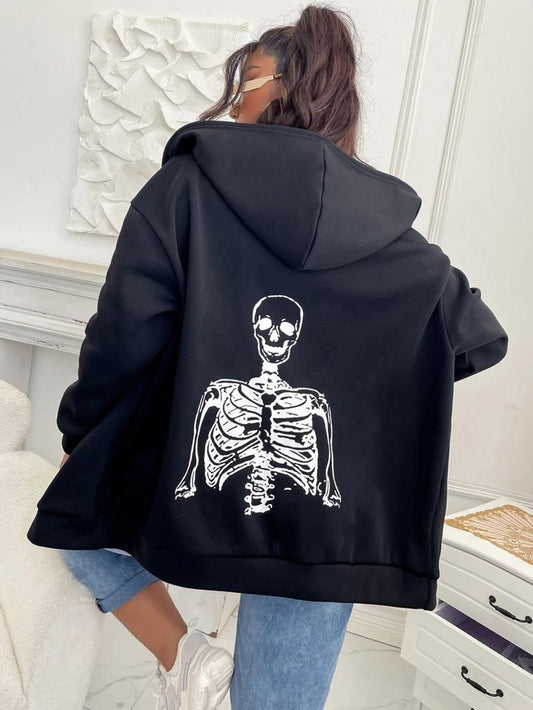 Skull ZipUp Hoodie