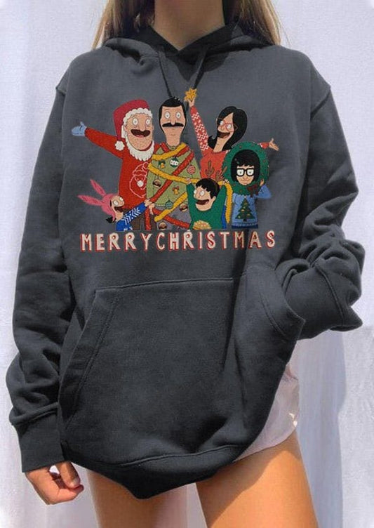 Christmas Family Black Hoodie