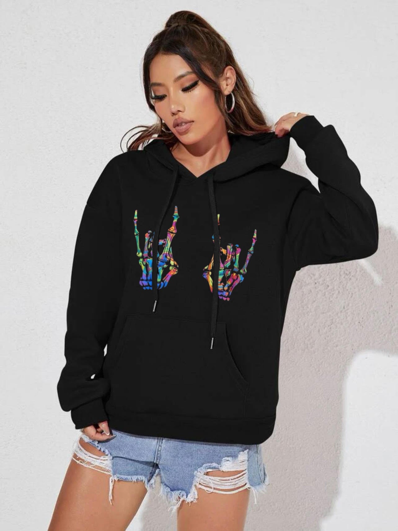 Skull Hands Hoodie